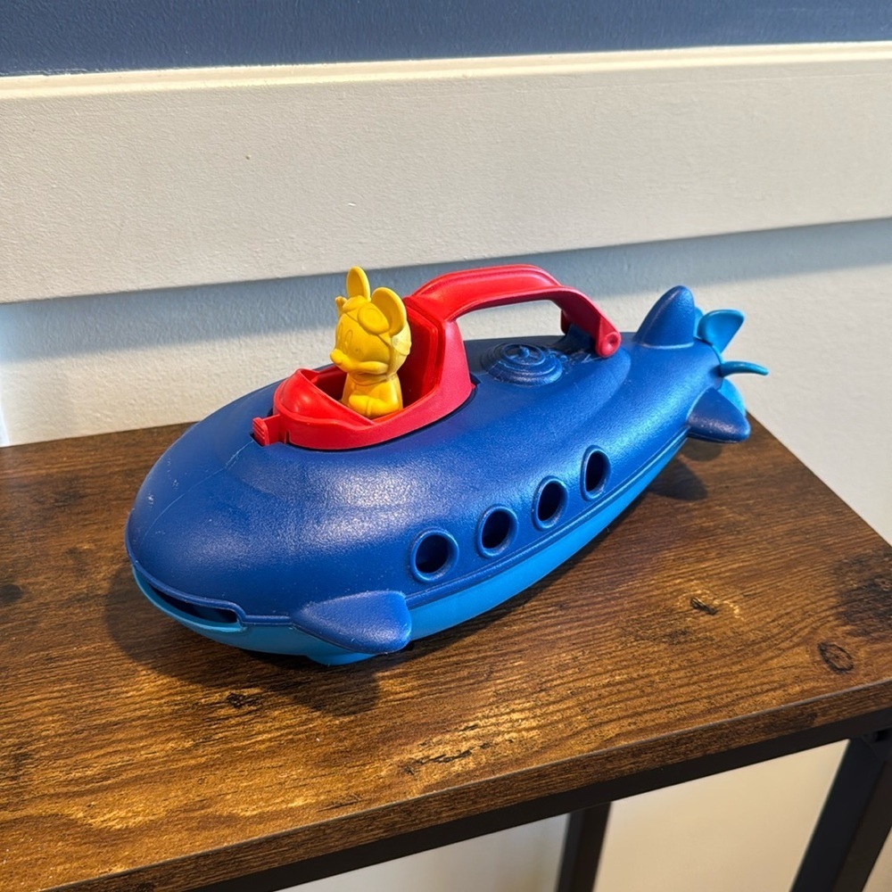 Green Toys - Blue Submarine Toy BPA Free 100% Recycled Made in USA Brand